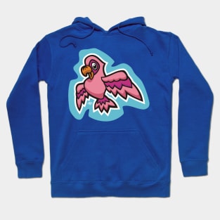 Little Pink Parrot Hoodie